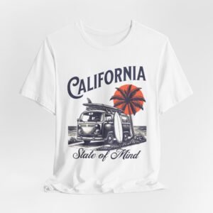 california state of mind t shirt — vintage surf tee