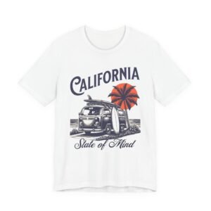 california state of mind t shirt — vintage surf tee
