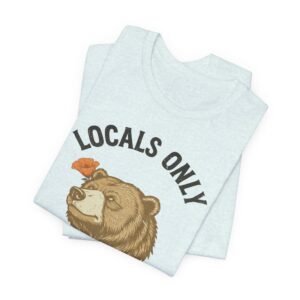 locals only california bear t shirt — vintage bear graphic tee