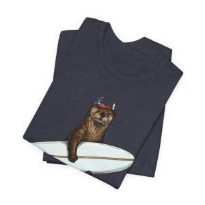 surfer ottert‑shirt — surfing otter graphic tee