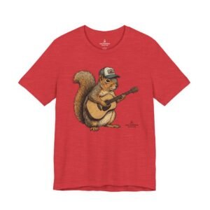 Squirrel Guitar T-Shirt – Cute Woodland Musician Tee - California Wild Collection