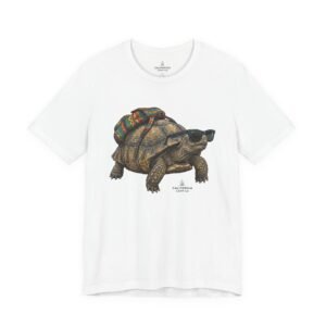 Desert Tortoise Heading Out Tee Shirt - Take a Walk on the Wild Side T-Shirt - in Solid Colors