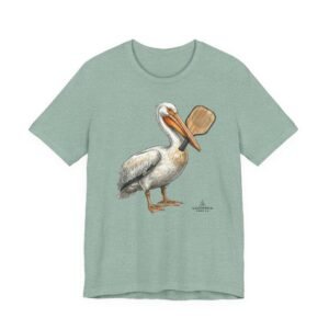 Pickleball Pelican Tee — Coastal Paddleball Bird Graphic T-Shirt