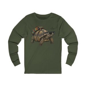 Desert Tortoise Heading Out - Long Sleeve Tee - Take a Walk on the Wild Side T-Shirt