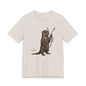 Spearfishing Otter Tee – Otter T-Shirt in Heather Colors