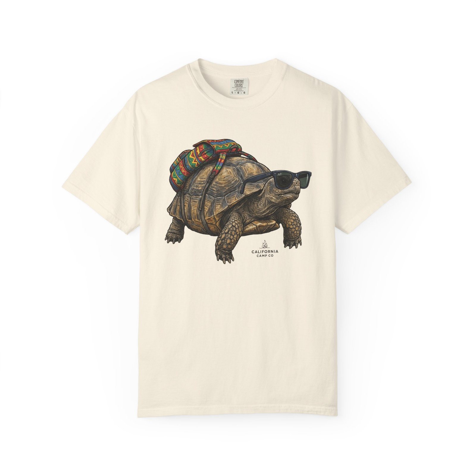 Desert Tortoise Heading Out Tee Shirt - Take a Walk on the Wild Side on Comfort Colors 1717 T-Shirt - Image 7