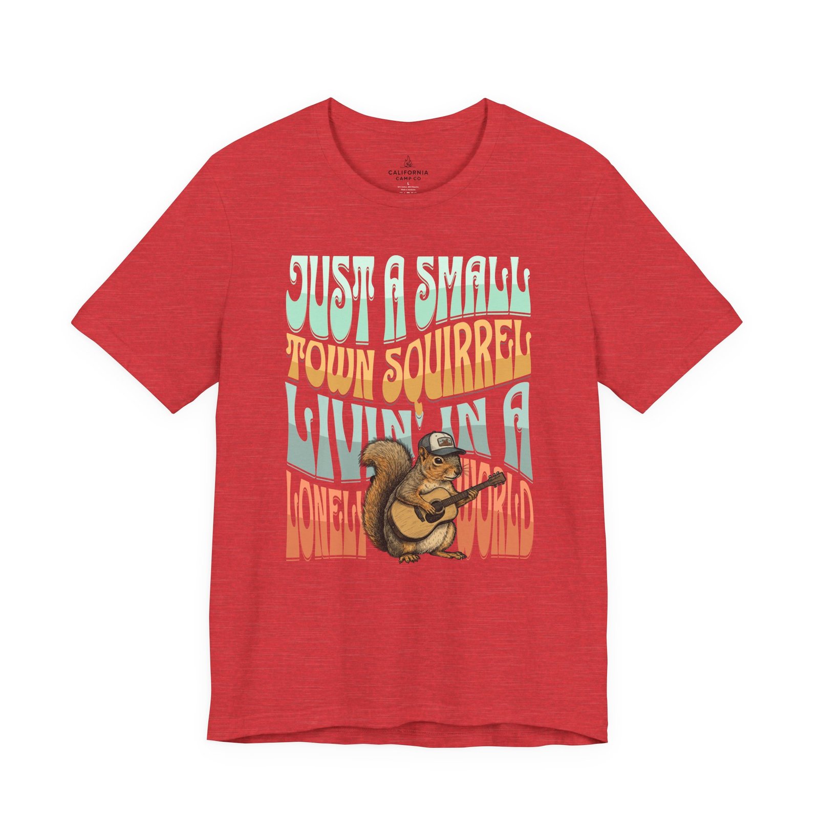 Just a Small Town Squirrel - Vintage Style Tee Shirt - Image 15