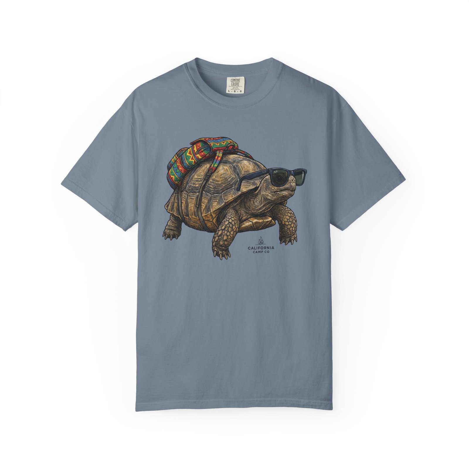 Desert Tortoise Heading Out Tee Shirt - Take a Walk on the Wild Side on Comfort Colors 1717 T-Shirt - Image 15