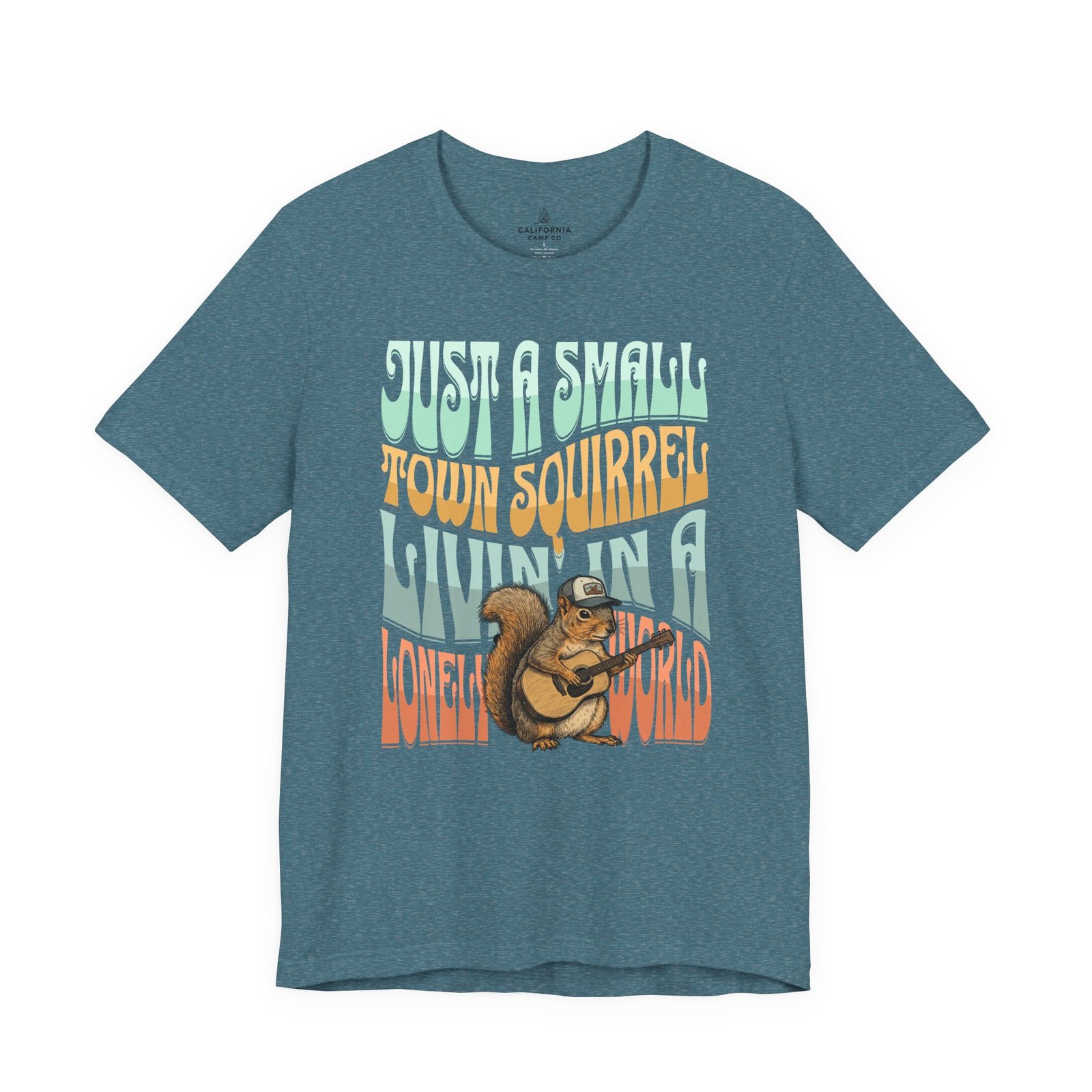 Just a Small Town Squirrel - Vintage Style Tee Shirt - Image 19