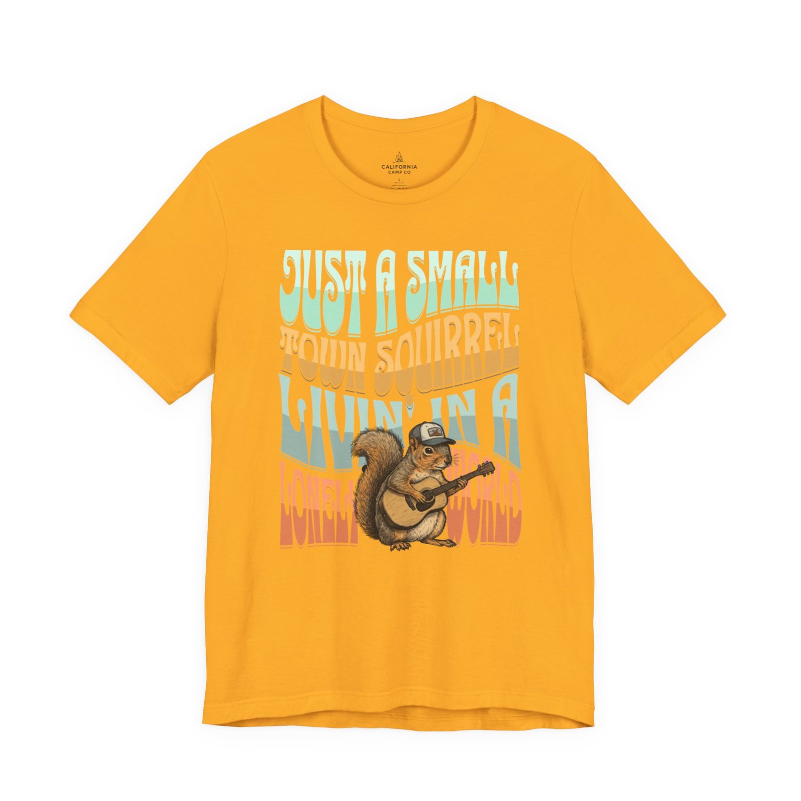 Just a Small Town Squirrel - Vintage Style Tee Shirt - Image 7