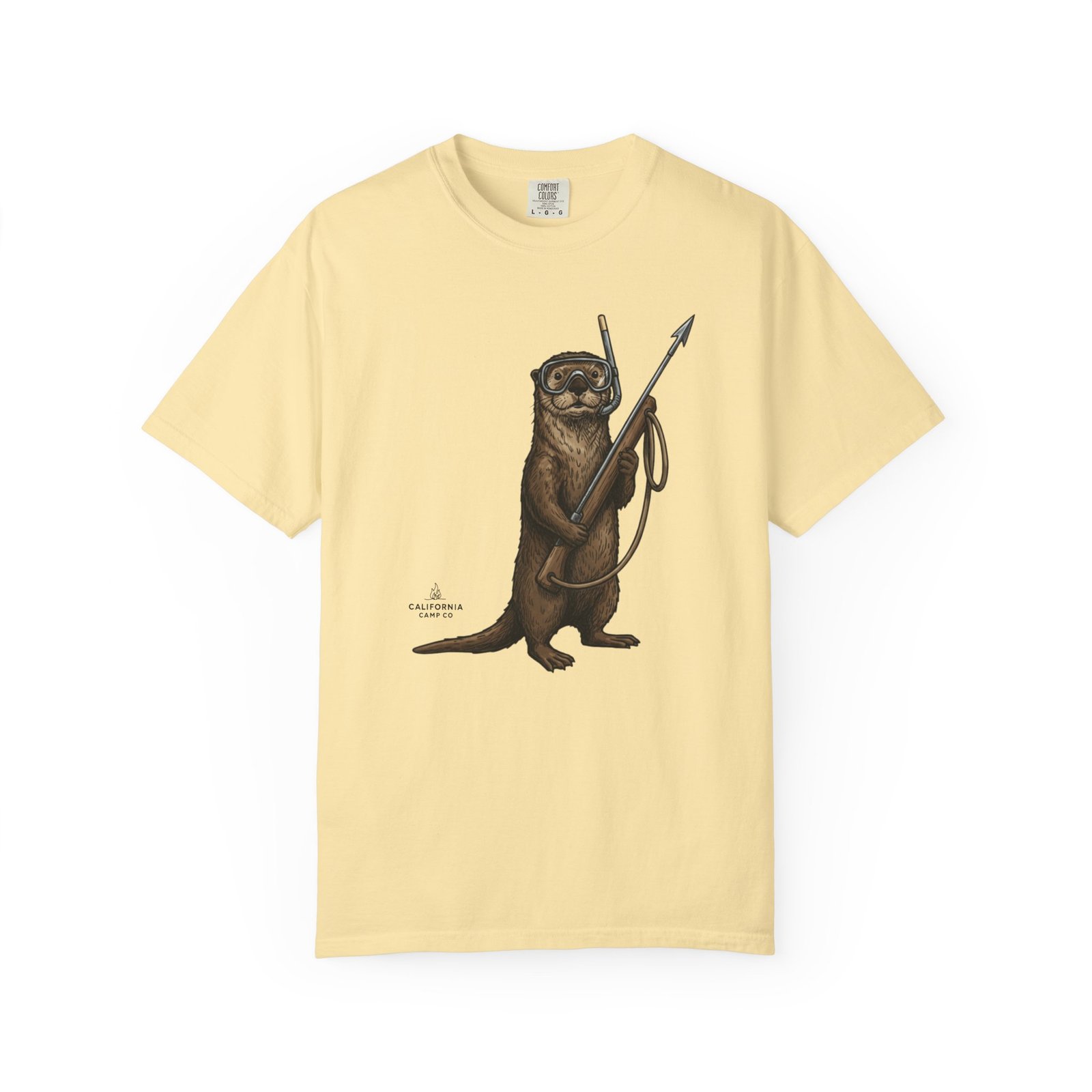 Spearfishing Otter Tee – on Comfort Colors 1717 T-Shirt - Image 8