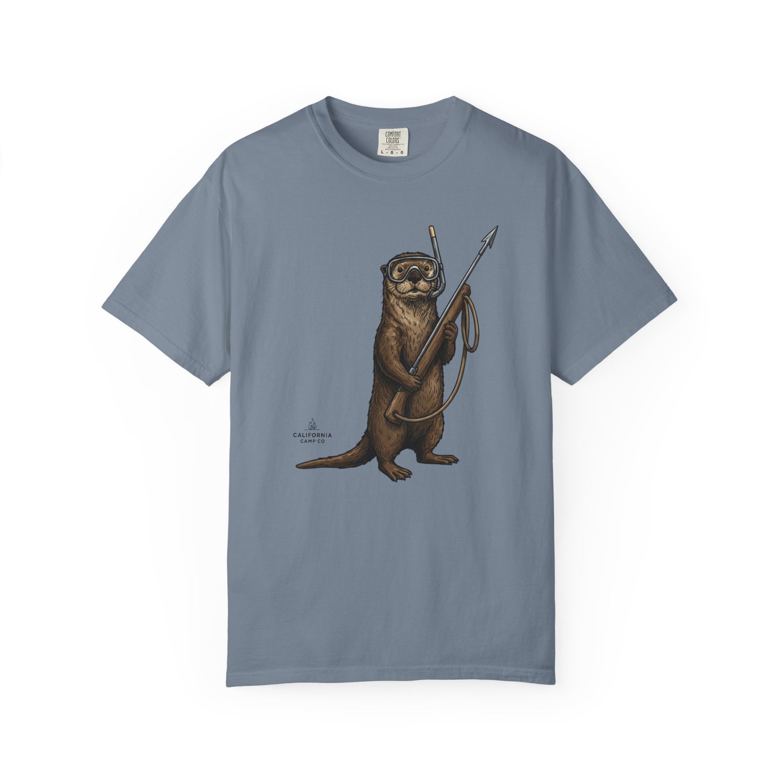 Spearfishing Otter Tee – on Comfort Colors 1717 T-Shirt - Image 15