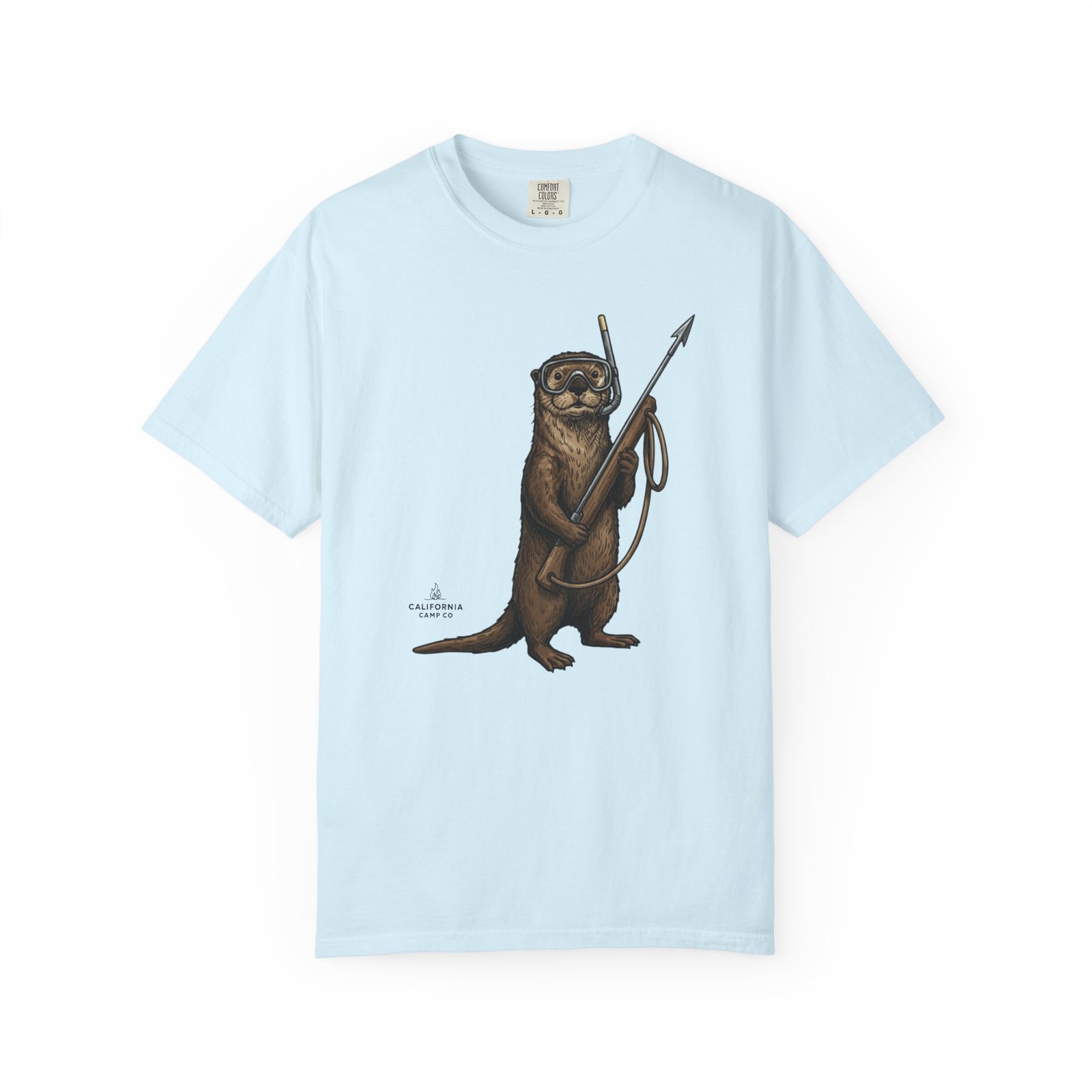 Spearfishing Otter Tee – on Comfort Colors 1717 T-Shirt
