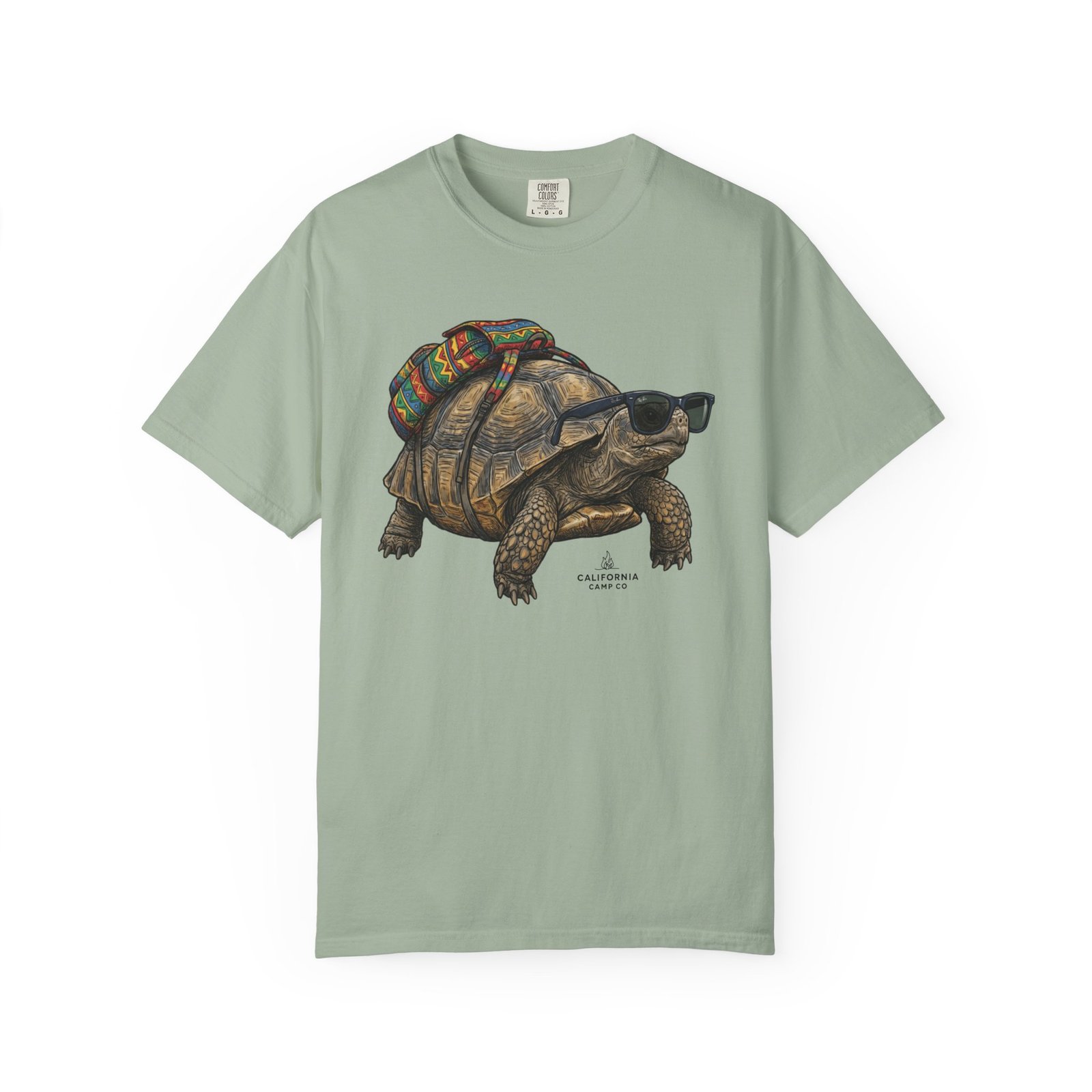 Desert Tortoise Heading Out Tee Shirt - Take a Walk on the Wild Side on Comfort Colors 1717 T-Shirt - Image 11