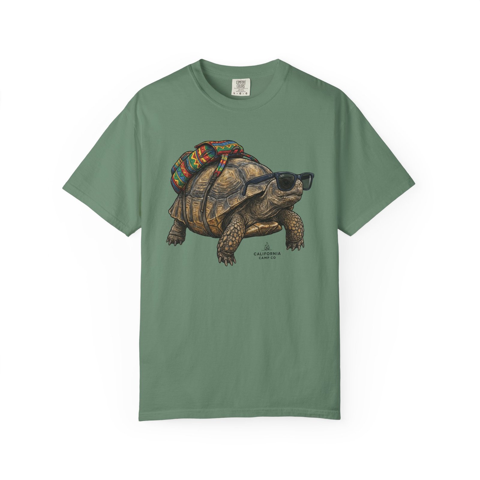 Desert Tortoise Heading Out Tee Shirt - Take a Walk on the Wild Side on Comfort Colors 1717 T-Shirt - Image 12