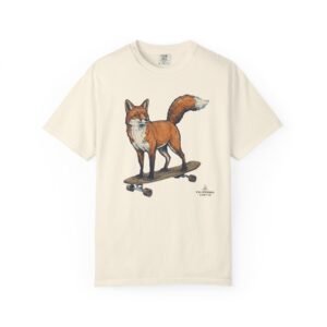 Fox Skateboarding Tee — Vintage Skateboarding Fox Graphic on Comfort Colors 1717 T-Shirt