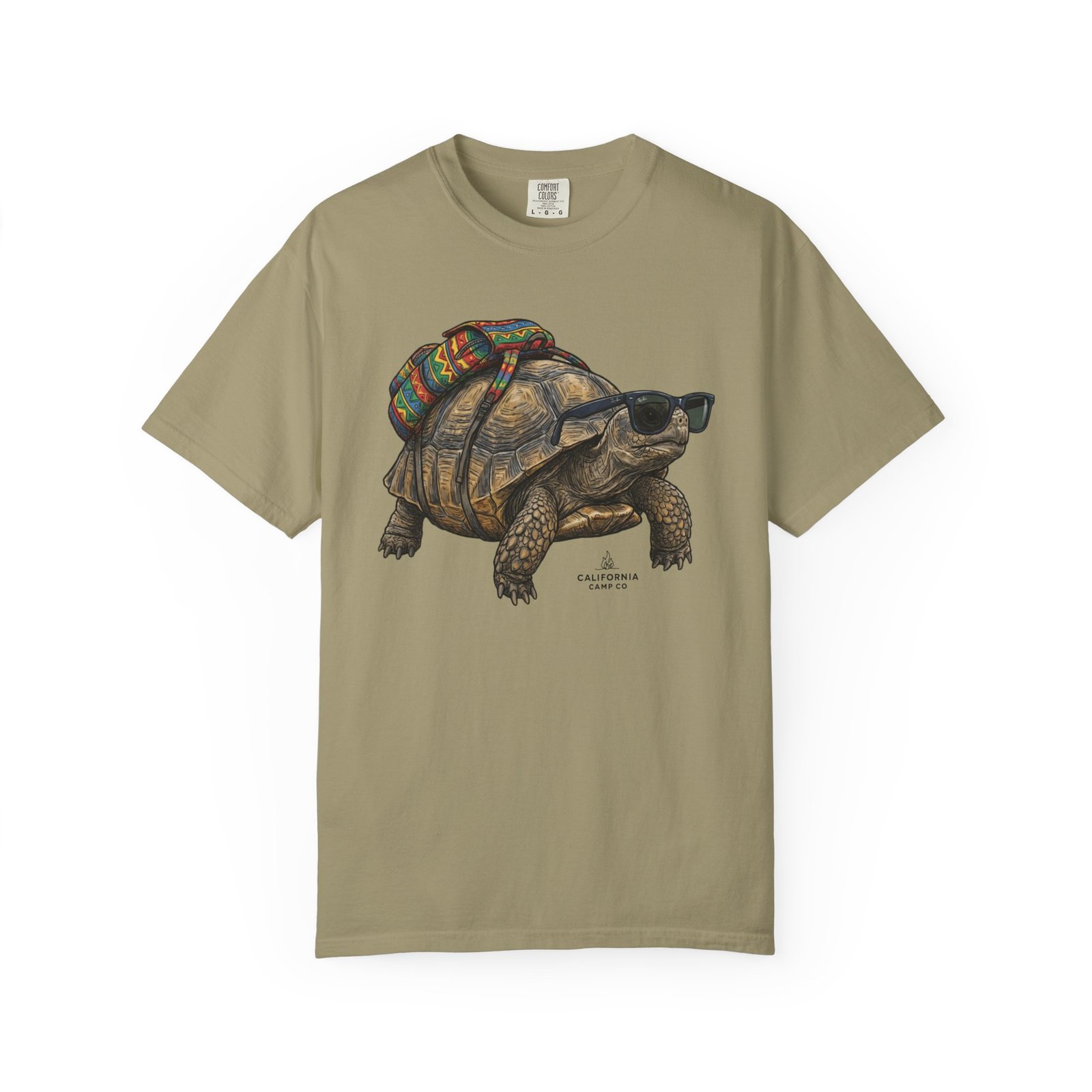 Desert Tortoise Heading Out Tee Shirt - Take a Walk on the Wild Side on Comfort Colors 1717 T-Shirt - Image 9
