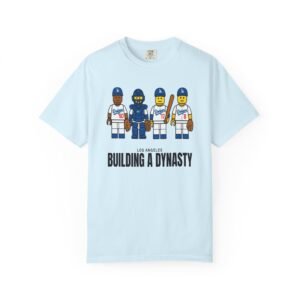 Los Angeles Building a Dynasty T-Shirt - Building Blocks Dodger Tee Shirt on Comfort Colors 1717