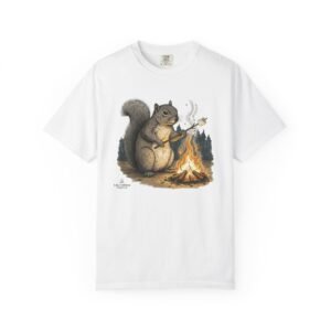 Squirrel's Campfire T-Shirt - California Wild Collection - on Comfort Colors 1717 Tee