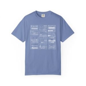 Vintage Drum Machine Tee – Retro Drum Machine Graphic T-Shirt in White Print on Comfort Colors 1717