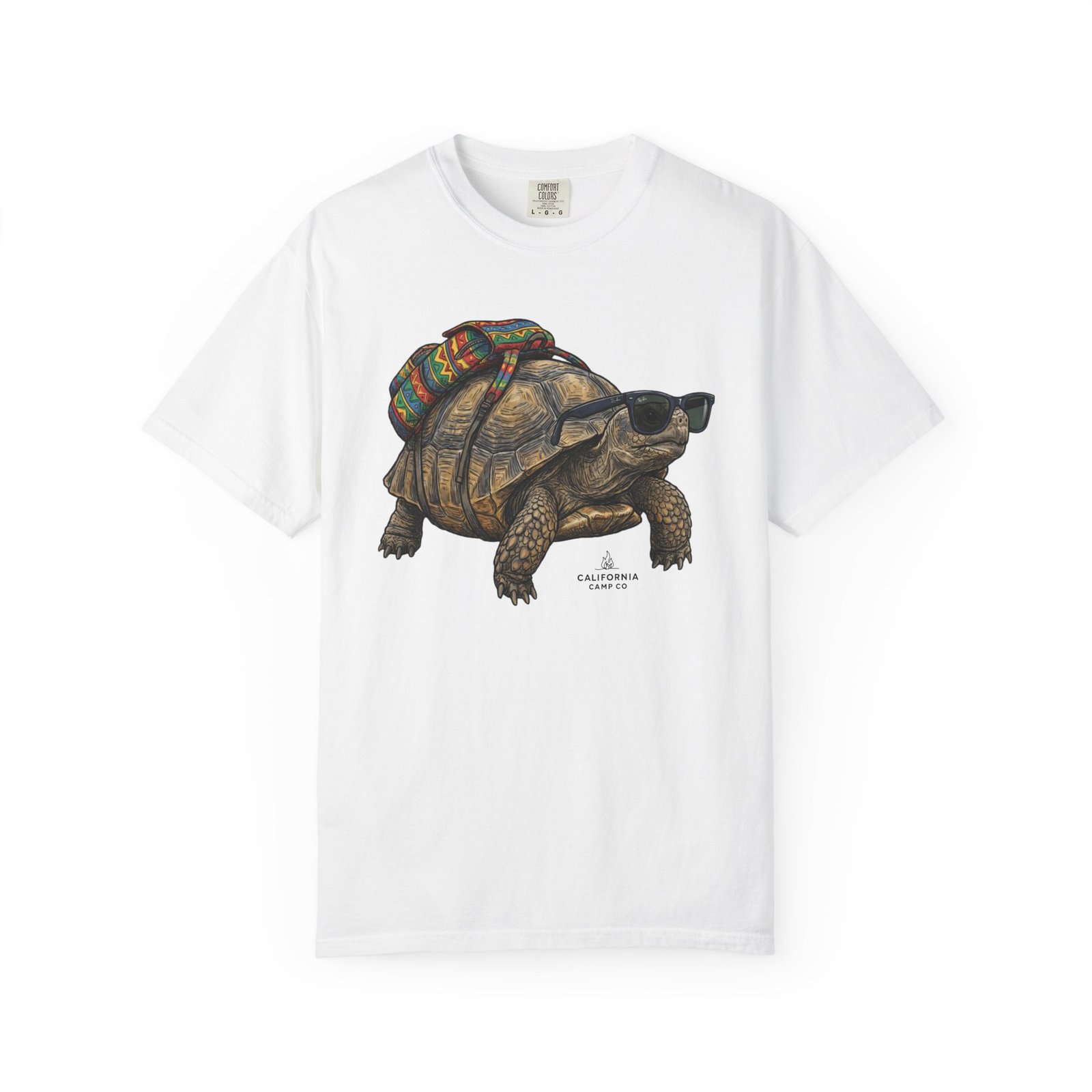 Desert Tortoise Heading Out Tee Shirt - Take a Walk on the Wild Side on Comfort Colors 1717 T-Shirt - Image 6