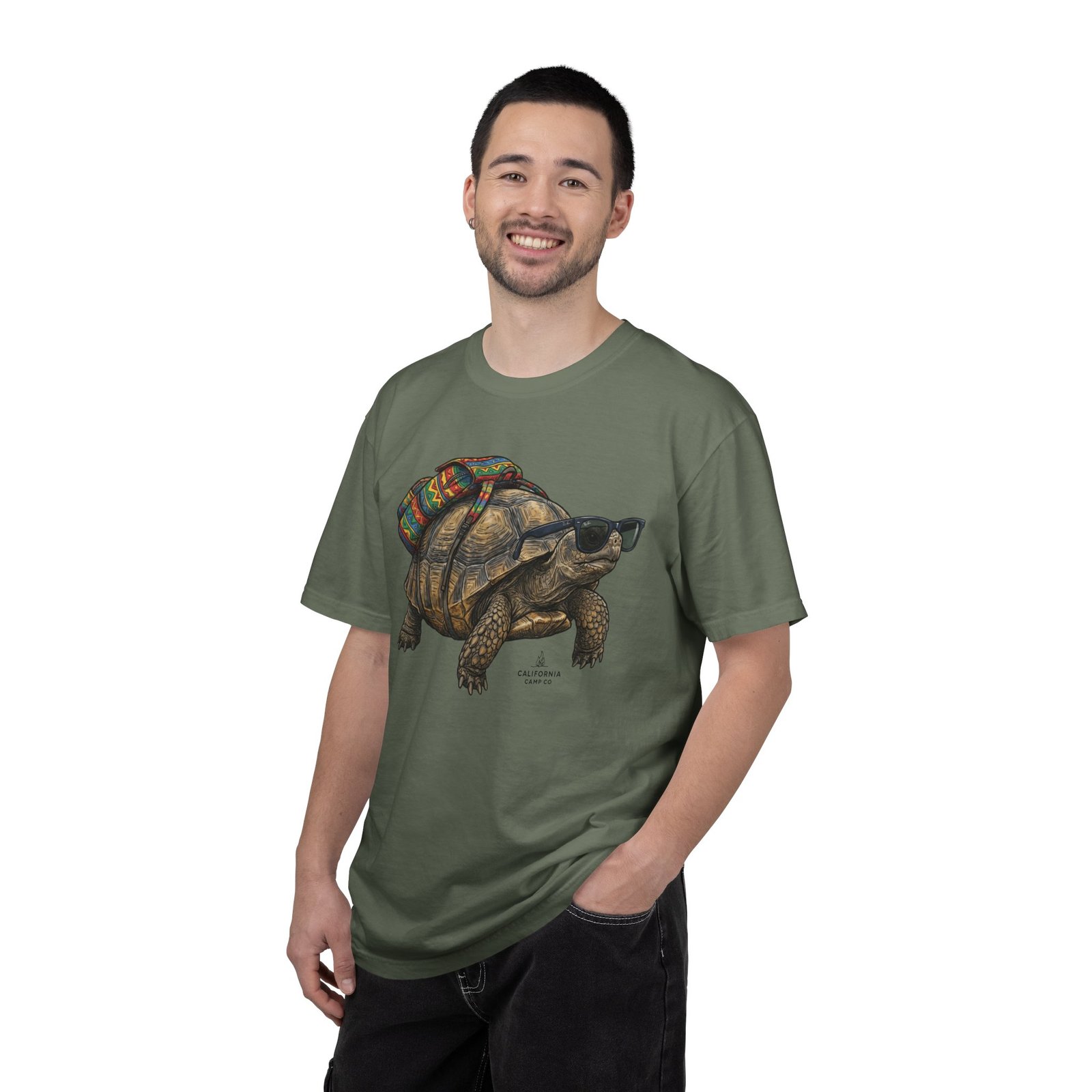 Desert Tortoise Heading Out Tee Shirt - Take a Walk on the Wild Side on Comfort Colors 1717 T-Shirt - Image 4