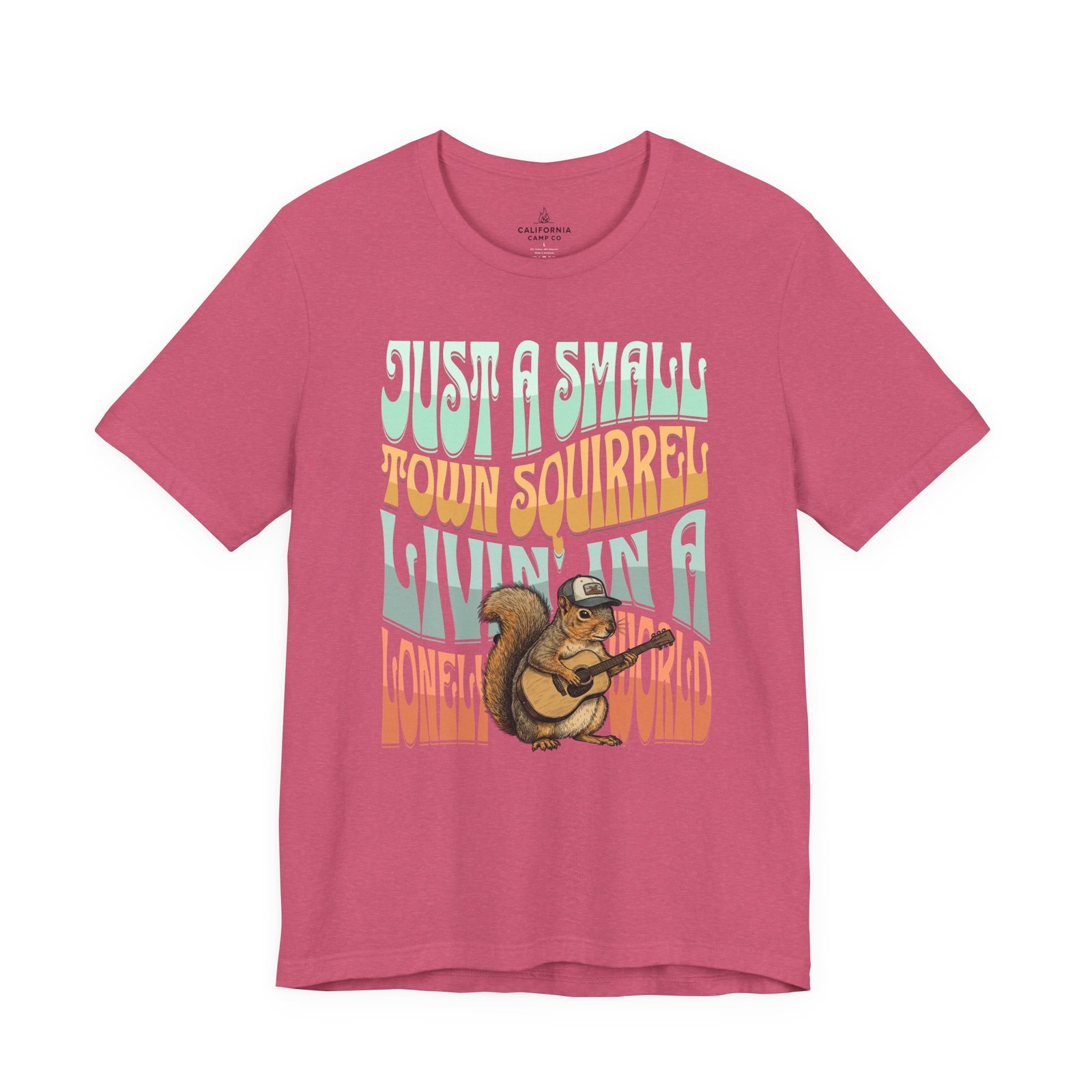 Just a Small Town Squirrel - Vintage Style Tee Shirt - Image 18