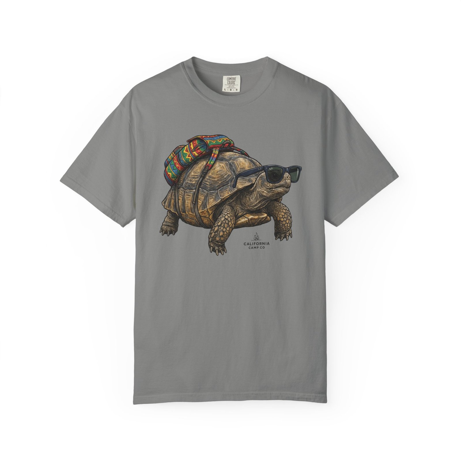 Desert Tortoise Heading Out Tee Shirt - Take a Walk on the Wild Side on Comfort Colors 1717 T-Shirt - Image 16