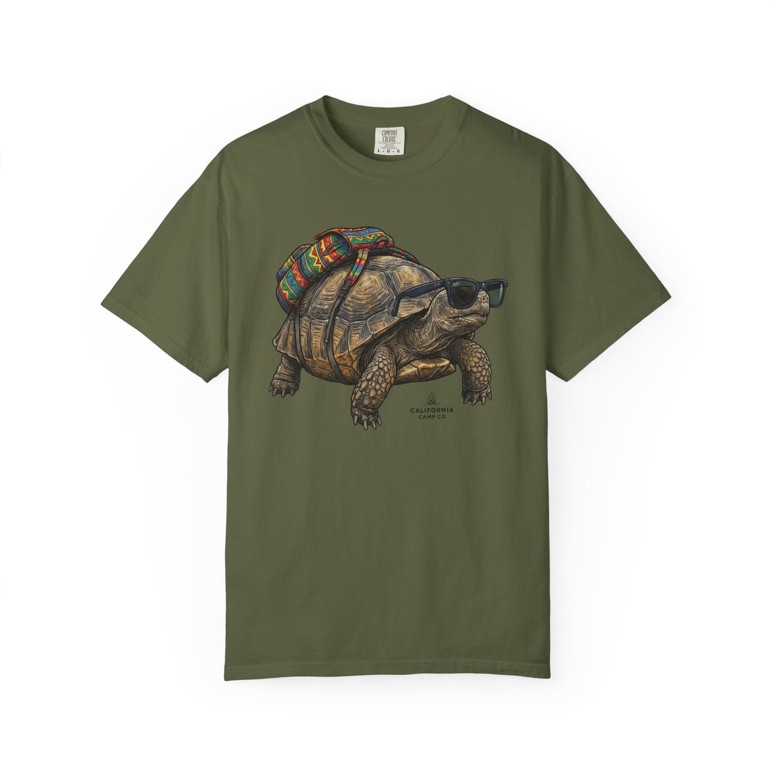 Desert Tortoise Heading Out Tee Shirt - Take a Walk on the Wild Side on Comfort Colors 1717 T-Shirt - Image 10