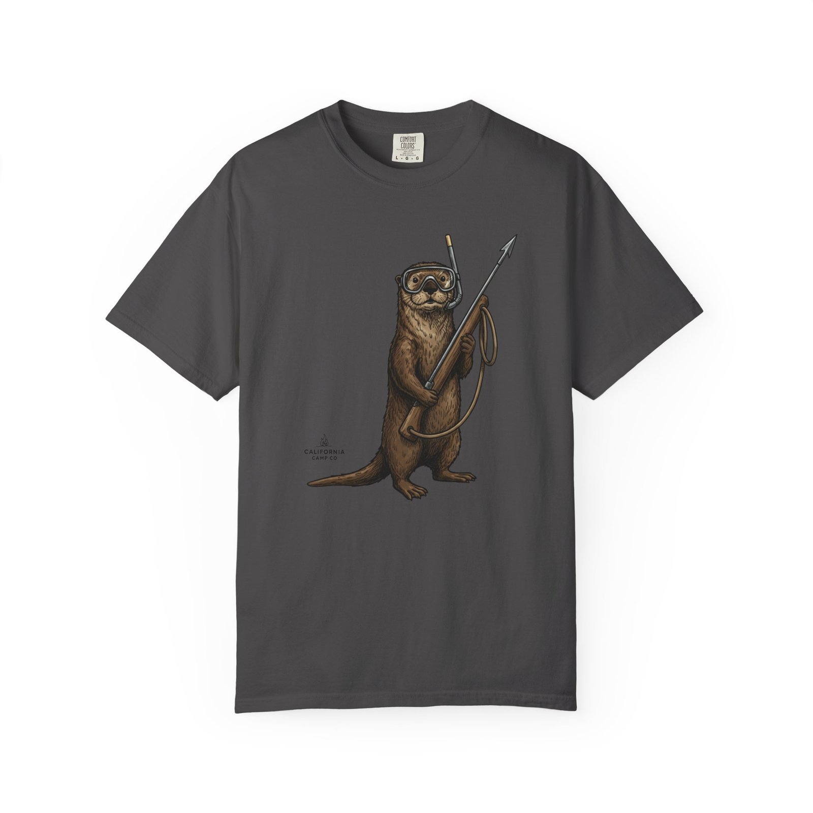 Spearfishing Otter Tee – on Comfort Colors 1717 T-Shirt - Image 18
